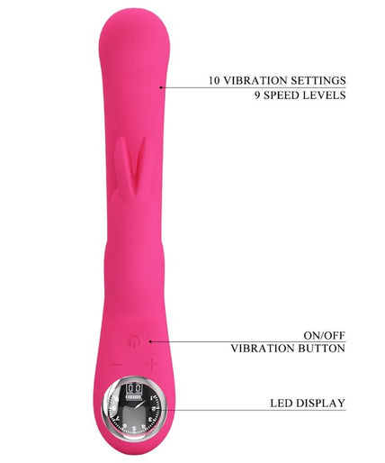 PRETTY LOVE - LAMAR RABBIT VIBRATOR & PINK G-SPOT