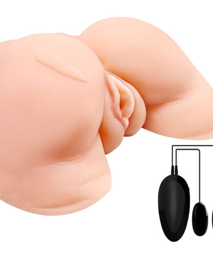 CRAZY BULL - VAGINA EN ANUS MET REALISTISCH MESH MET TRILLINGEN