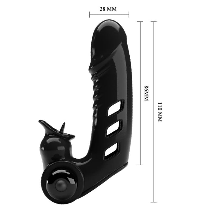 Pretty Love – Corbin Zwarte Vibrator Vingertophoes