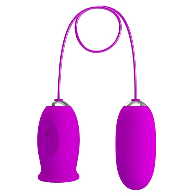 Pretty Love – Daisy Dual Egg Rechargeable Vibrator Purple