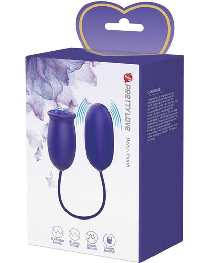 PRETTY LOVE - DAISY YOUTH VIOLET OPLAADBARE VIBRATOR STIMULATOR
