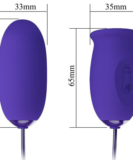 PRETTY LOVE - DAISY YOUTH VIOLET OPLAADBARE VIBRATOR STIMULATOR