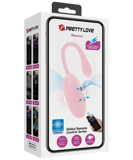 PRETTY LOVE - DOREEN PINK RECHARGEABLE VIBRATING EGG