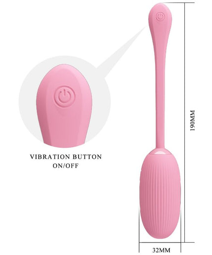 PRETTY LOVE - DOREEN PINK RECHARGEABLE VIBRATING EGG