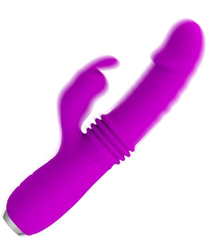 PRETTY LOVE - DOROTHY PURPLE RECHARGEABLE RABBIT VIBRATOR