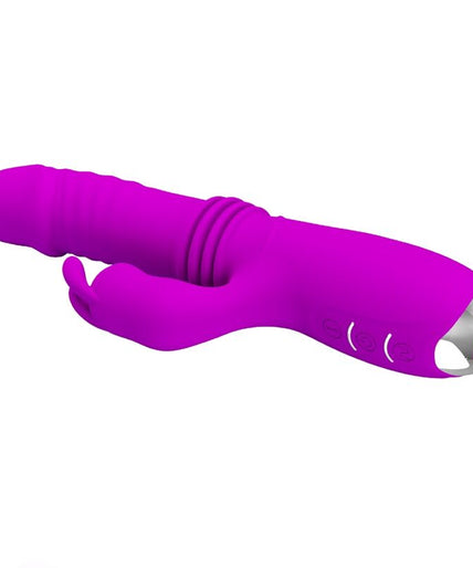 PRETTY LOVE - DOROTHY PURPLE RECHARGEABLE RABBIT VIBRATOR
