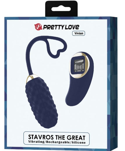 PRETTY LOVE - VIVIAN BLUE VIBREER EI MET AFSTANDSBEDIENING