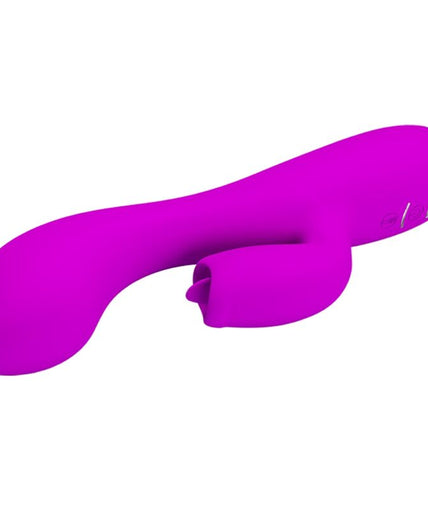 PRETTY LOVE - GLORIA RECHARGEABLE RABBIT VIBRATOR-WATERPROOF PURPLE