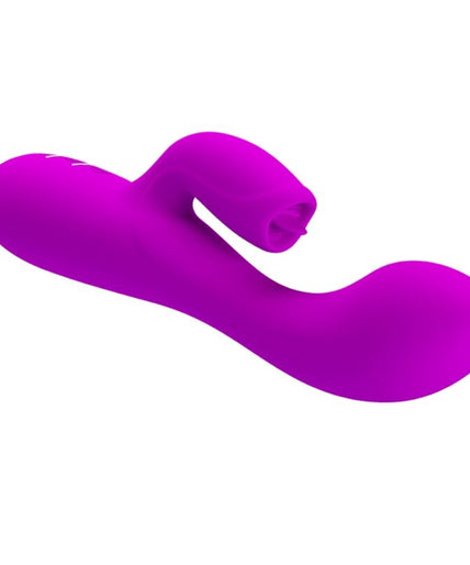 PRETTY LOVE - GLORIA RECHARGEABLE RABBIT VIBRATOR-WATERPROOF PURPLE