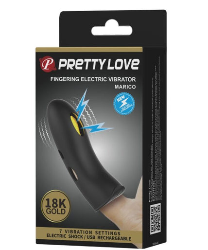 PRETTY LOVE - MARICO BLACK ELECTRO-STIMULATOR FINGER COVER