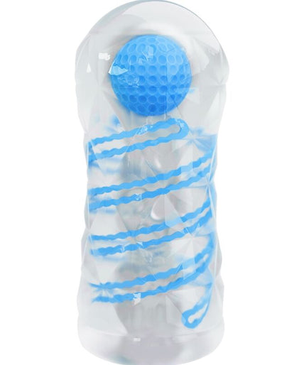 PRETTY LOVE - SMALL MASTURBATOR WITH BLUE SPIRALS