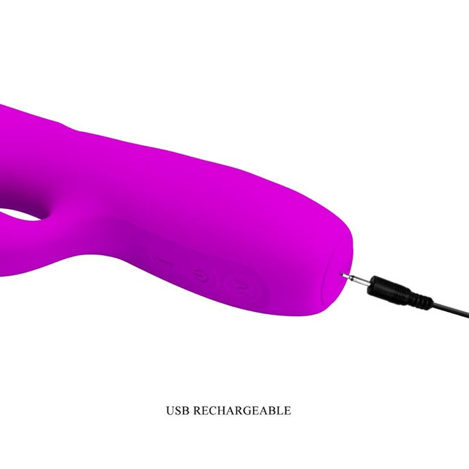 Pretty Love – Melanie Purple Rechargeable Rabbit Vibrator