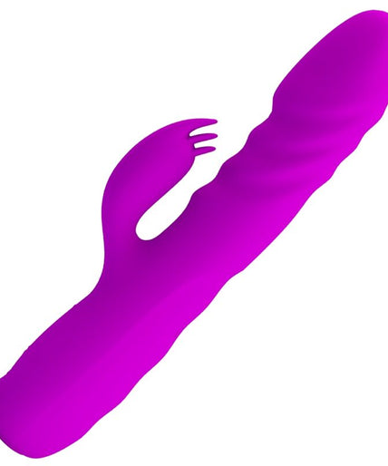 PRETTY LOVE - MELANIE PURPLE RECHARGEABLE RABBIT VIBRATOR