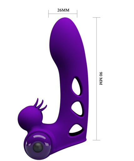 PRETTY LOVE - ORLANDO PURPLE VIBRATOR FINGER COVER
