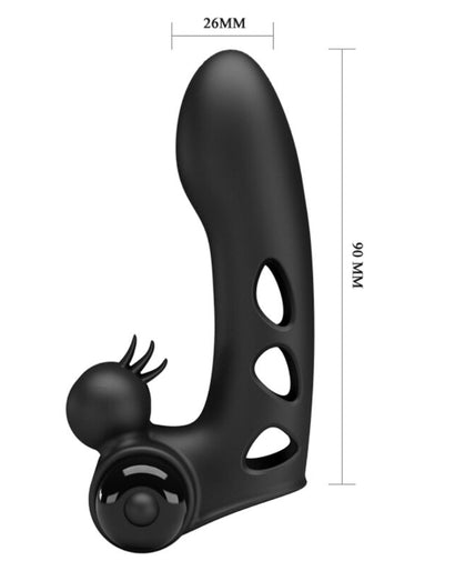 PRETTY LOVE - ORLANDO BLACK VIBRATOR FINGER COVER