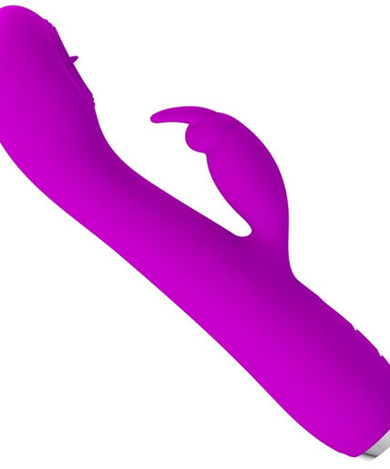 PRETTY LOVE - RACHEL OPLAADBARE VIBRATOR MET PAARSE ZUIGNAP
