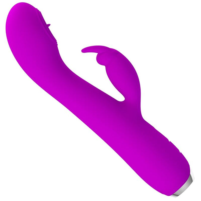 Pretty Love – Rachel Oplaadbare Vibrator met Paarse Zuignap
