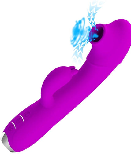PRETTY LOVE - REGINA OPLAADBARE VIBRATOR-ZUIGGEL PAARS