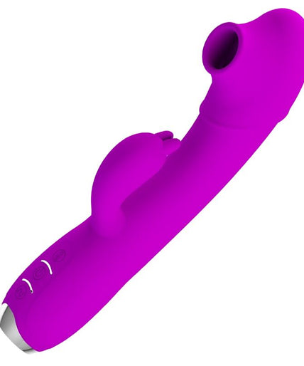 PRETTY LOVE - REGINA OPLAADBARE VIBRATOR-ZUIGGEL PAARS