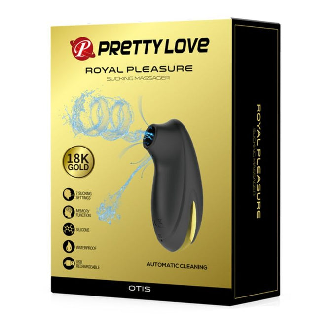 Pretty Love – Luxury Rechargeable Suction Massager Black