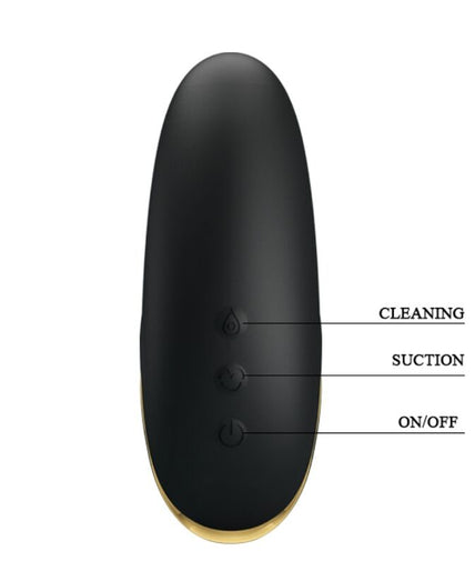 PRETTY LOVE - LUXURY RECHARGEABLE SUCTION MASSAGER BLACK