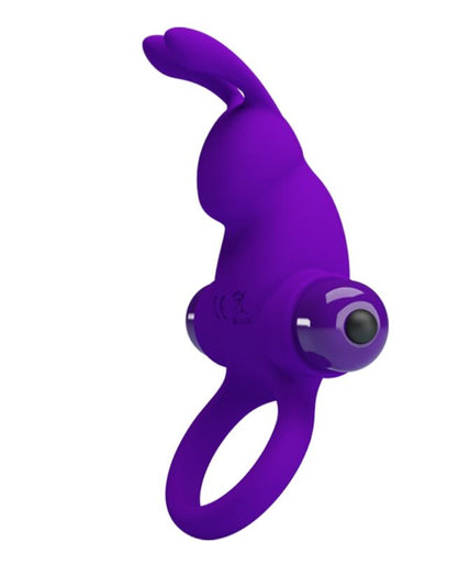 PRETTY LOVE - VIBRATOR RING I RABBIT FOR PURPLE PENIS