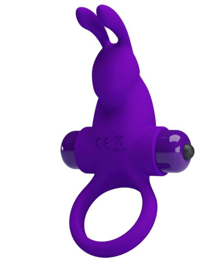 PRETTY LOVE - VIBRATOR RING I RABBIT FOR PURPLE PENIS