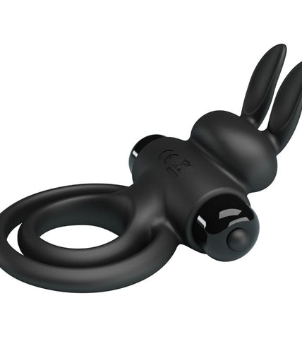 PRETTY LOVE - VIBRATOR III RABBIT RING FOR BLACK PENIS