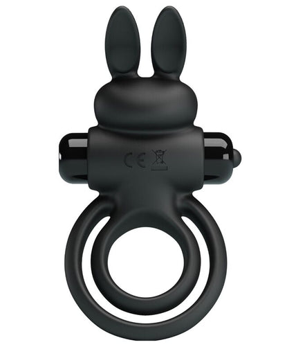 PRETTY LOVE - VIBRATOR III RABBIT RING FOR BLACK PENIS