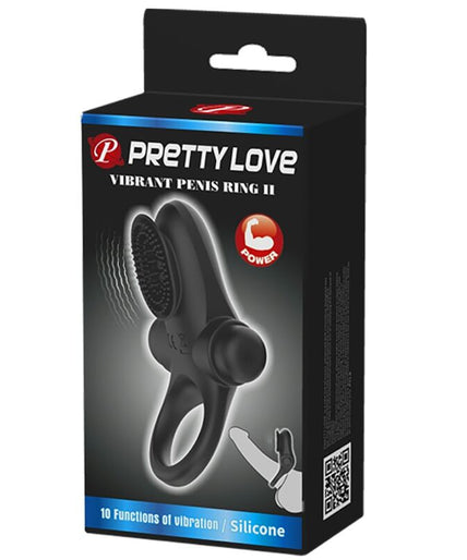 PRETTY LOVE - VIBRATOR RING II FOR THE BLACK PENIS
