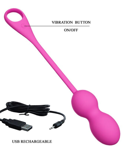 PRETTY LOVE - ELVIRA PINK RECHARGEABLE VIBRATING BALLS
