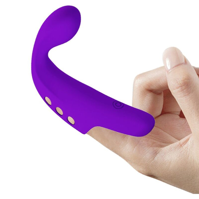 Pretty Love – Gorgon Purple Rechargeable Finger Vibrator