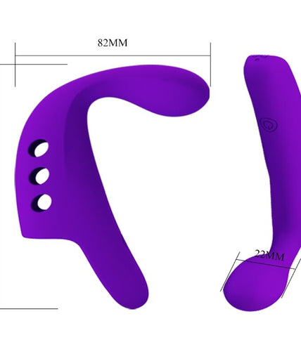 Pretty Love – Gorgon Purple Rechargeable Finger Vibrator