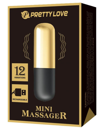 PRETTY LOVE - GOLDEN RECHARGEABLE BULLET VIBRATOR
