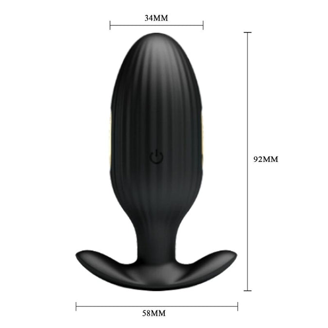 Pretty Love – Jefferson App Controlled Anal Plug Black