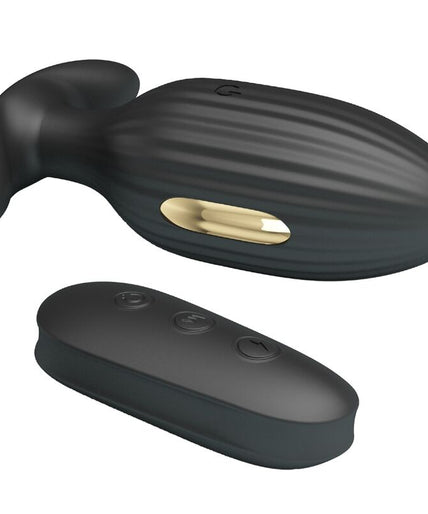 PRETTY LOVE - KELLY PLUG ANAL RECHARGEABLE VIBRATOR BLACK