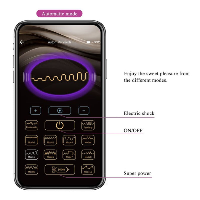 Pretty Love – Jefferson App Controlled Anal Plug Black