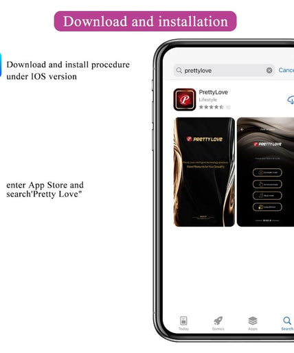 PRETTY LOVE - NYMPH VIBRATING EGG APP CONTROLLED PURPLE