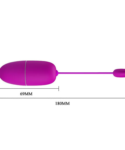 PRETTY LOVE - NYMPH VIBRATING EGG APP CONTROLLED PURPLE