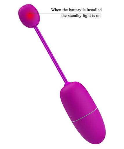 PRETTY LOVE - NYMPH VIBRATING EGG APP CONTROLLED PURPLE