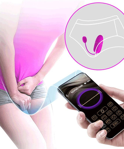 PRETTY LOVE - NYMPH VIBRATING EGG APP CONTROLLED PURPLE