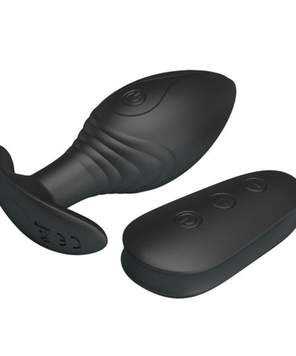 Pretty Love – Regina Anale Plug Oplaadbare Vibrator Zwart