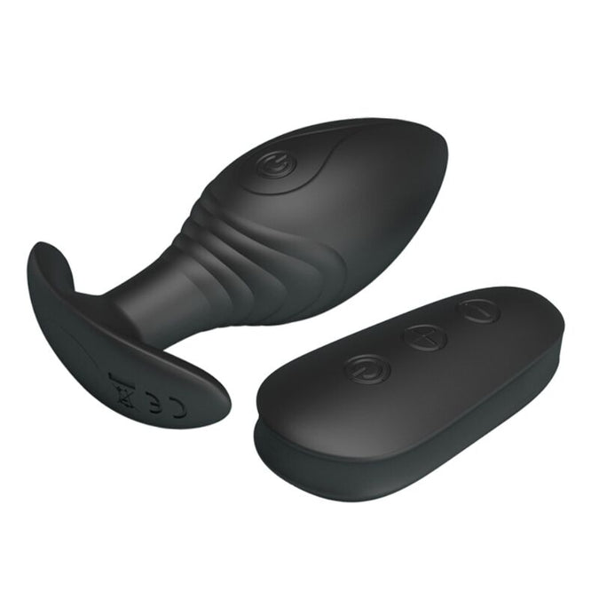 Pretty Love – Regina Analplug Wiederaufladbarer Vibrator Schwarz
