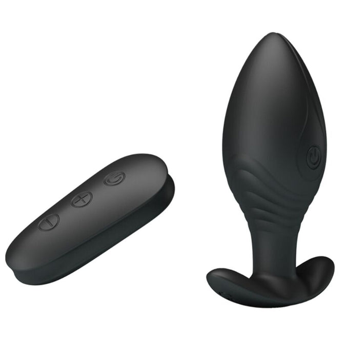 Pretty Love – Regina Analplug Wiederaufladbarer Vibrator Schwarz