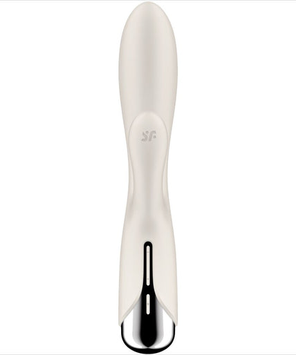 SATISFYER - SPINNING RABBIT 1 CLITORIS AND G-SPOT STIMULATION BEIGE