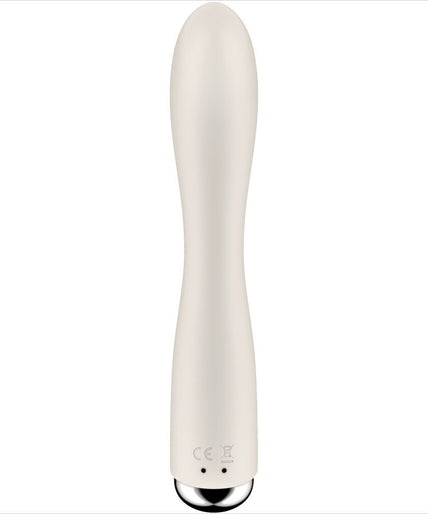 SATISFYER - SPINNING RABBIT 1 CLITORIS AND G-SPOT STIMULATION BEIGE