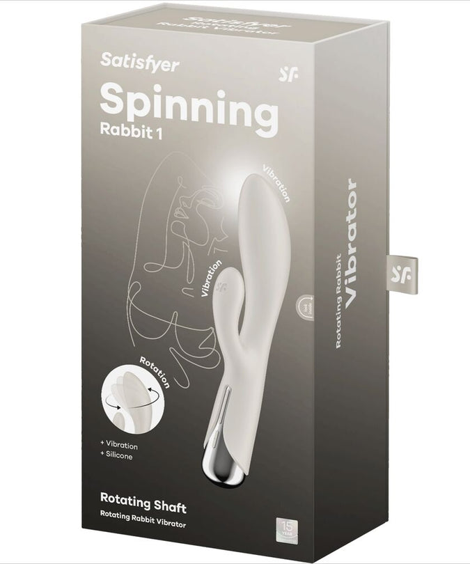 Satisfyer – Spinning Rabbit 1 Clitoris- en G-spotstimulatie Beige