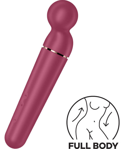 SATISFYER - PLANET WAND-ER VIBRATOR MASSAGER BERRY