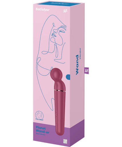 SATISFYER - PLANET WAND-ER VIBRATOR MASSAGER BERRY