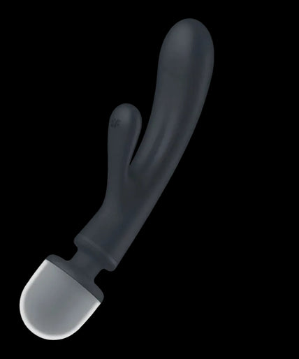 SATISFYER - TRIPLE LOVER RABBIT VIBRATOR MASSAGER GREY
